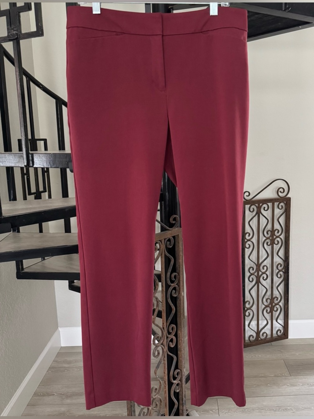 Ann Taylor Factory The Straight Leg Pant in Brick